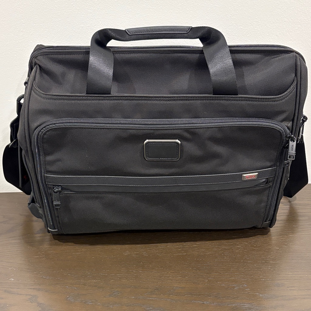 Tumi Black Laptop Bag For Men